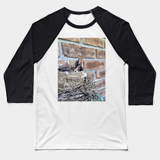 Peaking Out the Nest Baseball T-Shirt